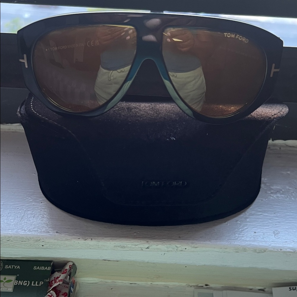 Tom Ford Dark Aviator Sunglasses